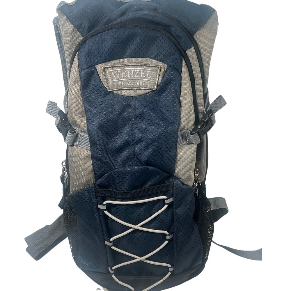 Wenzel Air Channel Blue/Gray Hiking Camping Backpack 16 x 8 x 4